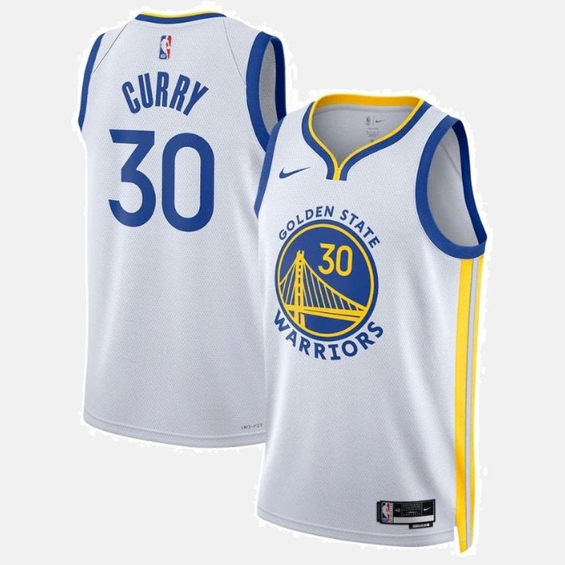 Golden State Warriors 2023 Jersey - Curry 30 White