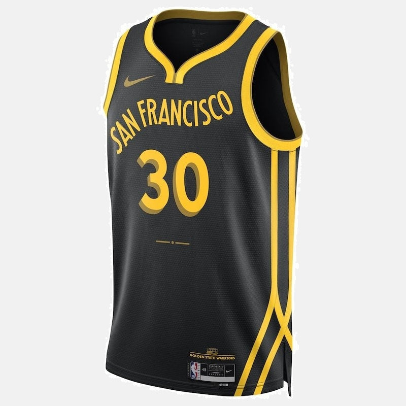 Golden State Warriors Jersey 2023/24 - Curry 30 Black - photo 2