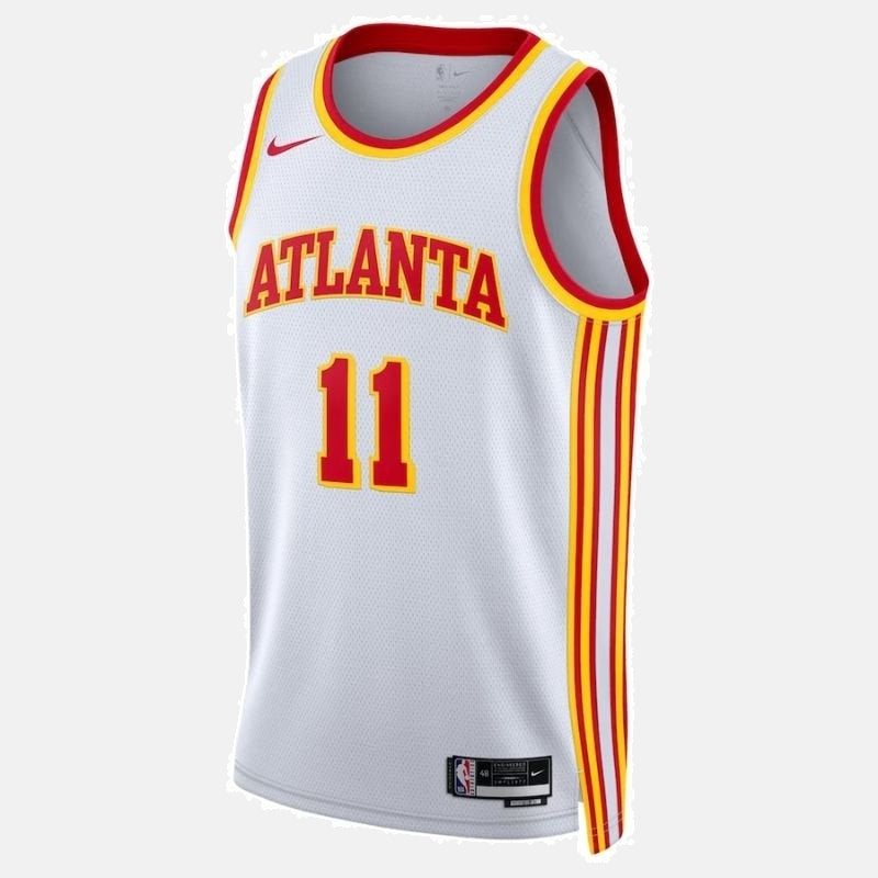 Atlanta Hawks 2023 Jersey - Young 11 White - photo 3