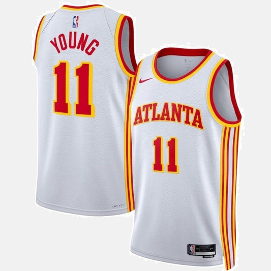 Atlanta Hawks 2023 Jersey - Young 11 White