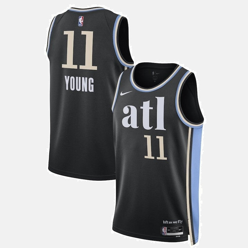Atlanta Hawks Jersey 2023/24 - Young 11 Black