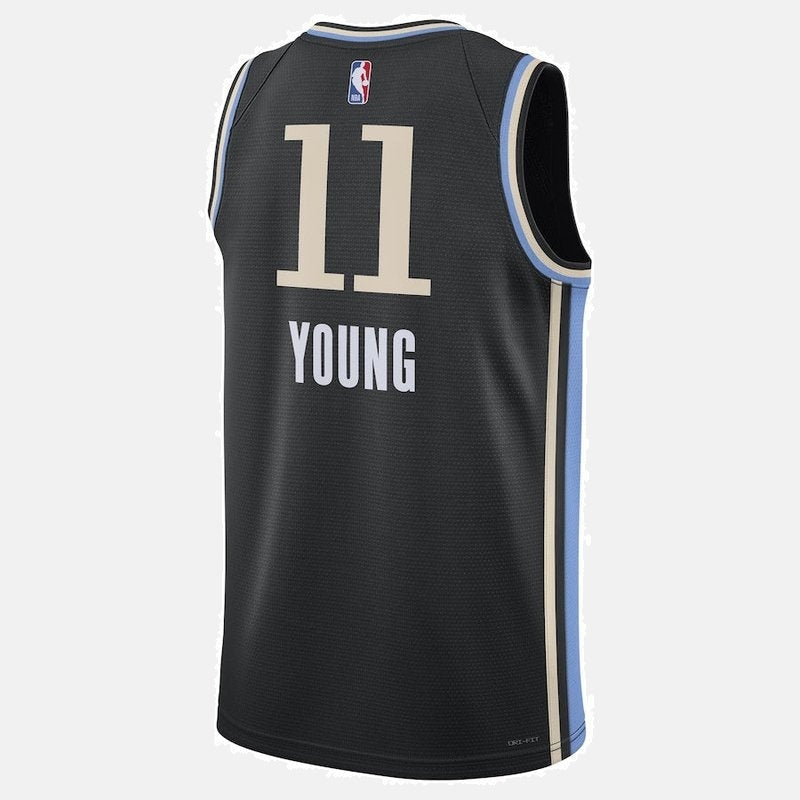 Atlanta Hawks Jersey 2023/24 - Young 11 Black - photo 3