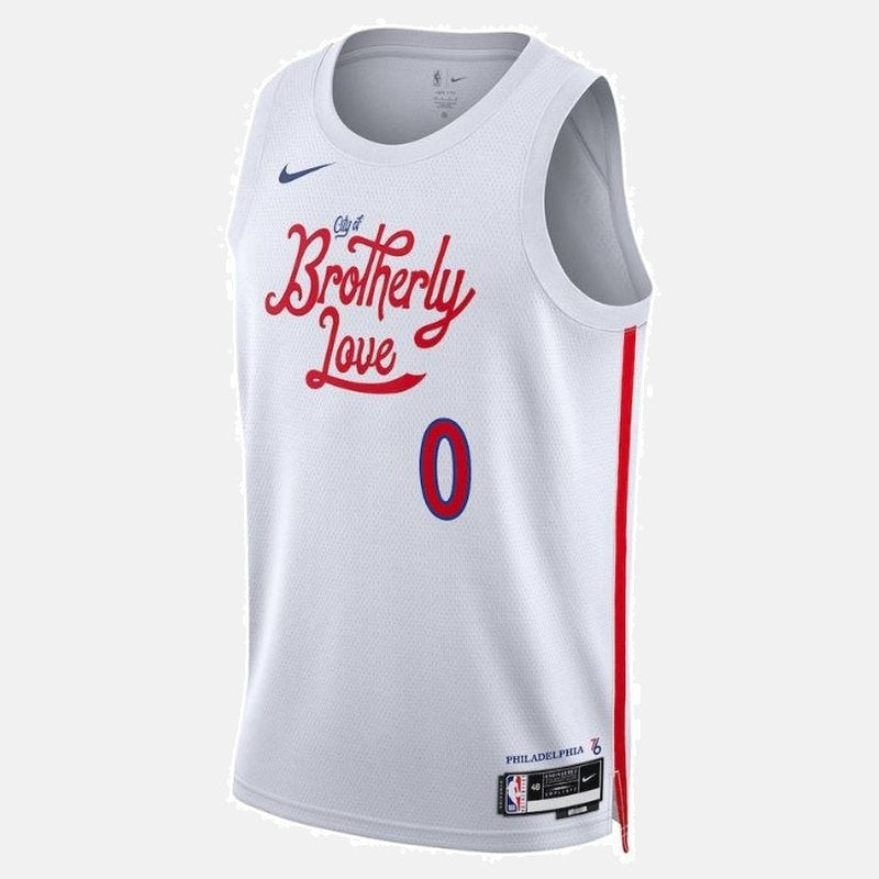 Philadelphia 76ers 2023 Jersey - Maxey 0 White - photo 2