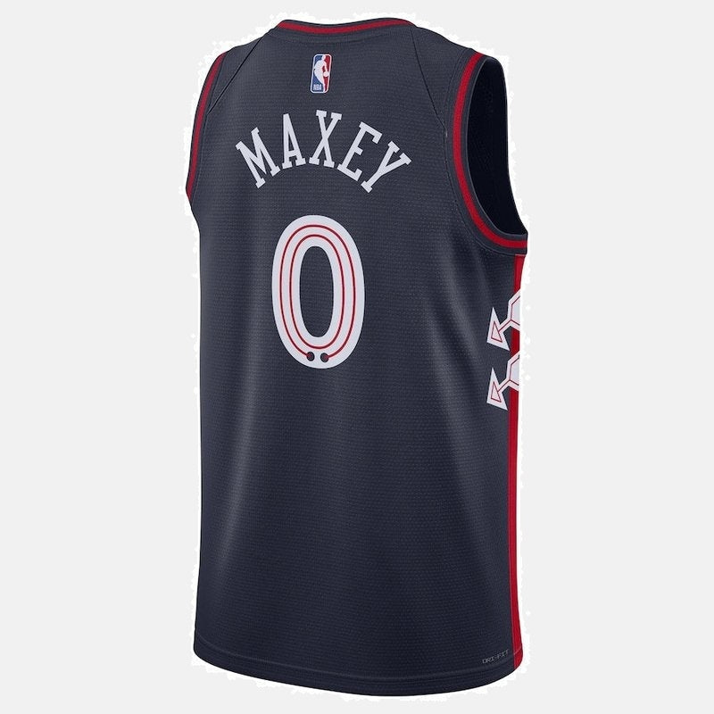 Philadelphia 76ers Jersey 2023/24 - Maxey 0 Navy - photo 3