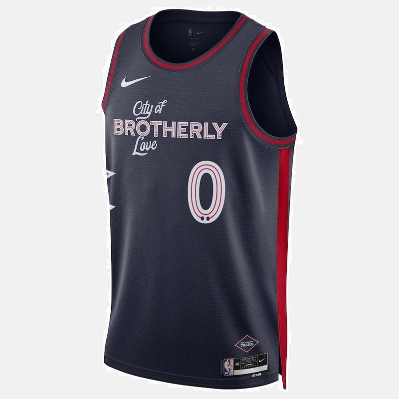 Philadelphia 76ers Jersey 2023/24 - Maxey 0 Navy - photo 2