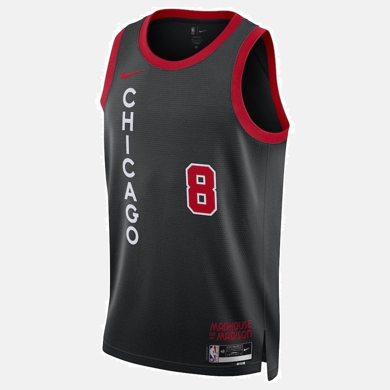 Chicago Bulls Jersey 2023/24 - Lavine 8 Black - photo 2