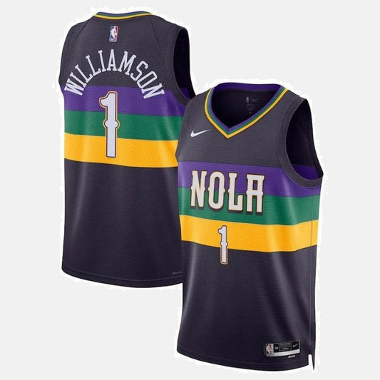 New Orleans Pelicans 2023 Jersey - Williamson 1 Purple