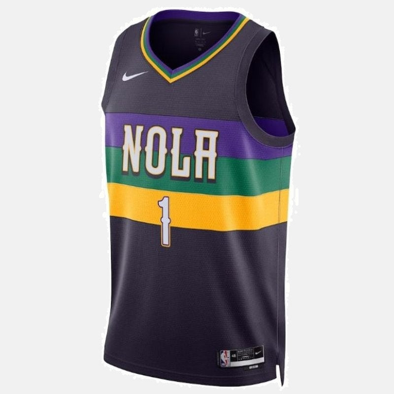 New Orleans Pelicans 2023 Jersey - Williamson 1 Purple - photo 2